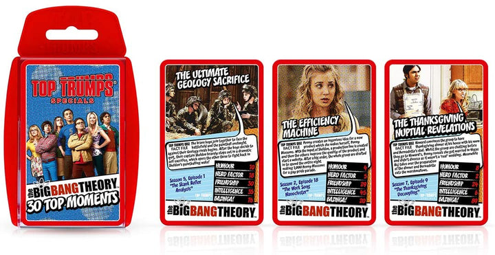 The Big Bang Theory Top Trumps Specials Kartenspiel