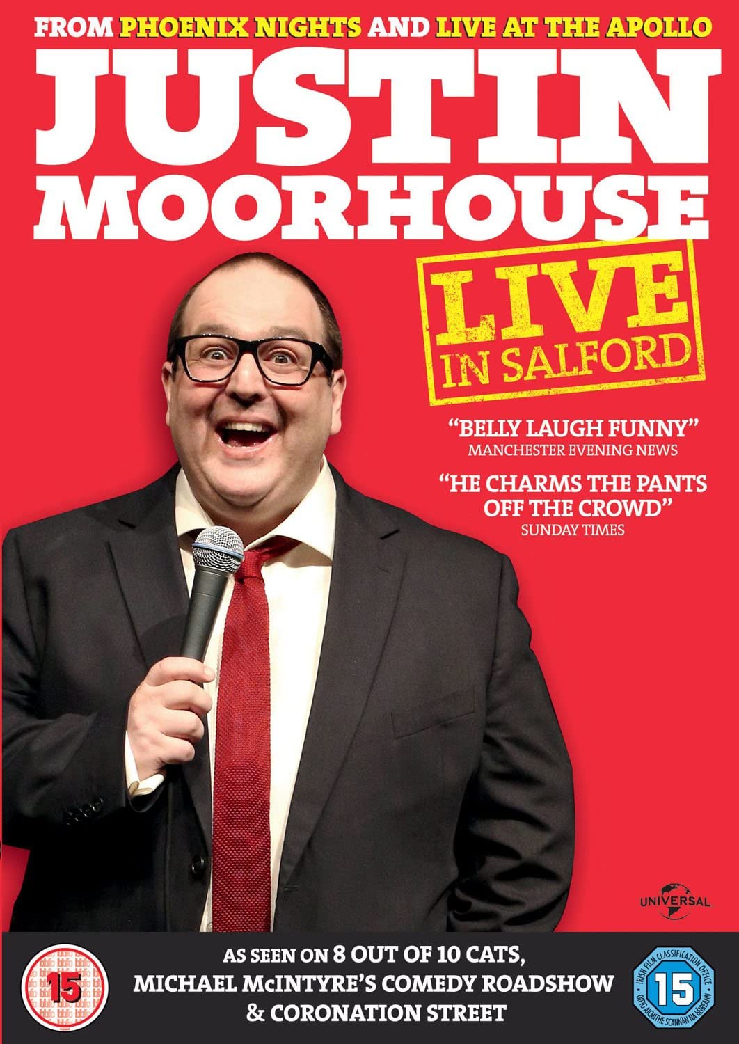 Justin Moorhouse – Live in Salford [2015] – Komödie [DVD]