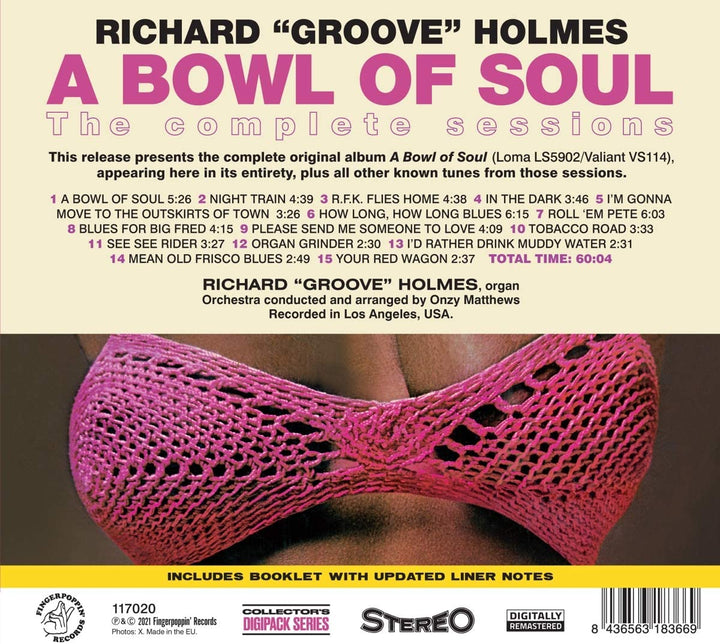 Richard „Groove“ Holmes – A Bowl Of Soul [Audio-CD]