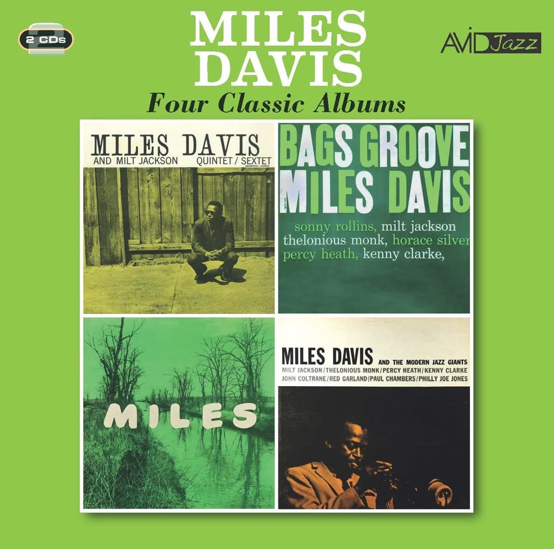 Miles Davis – Vier klassische Alben (Quintett – Sextett / Bags‘ Groove / Miles / Miles Davis &amp; The Modern Jazz Giants) [Audio-CD]