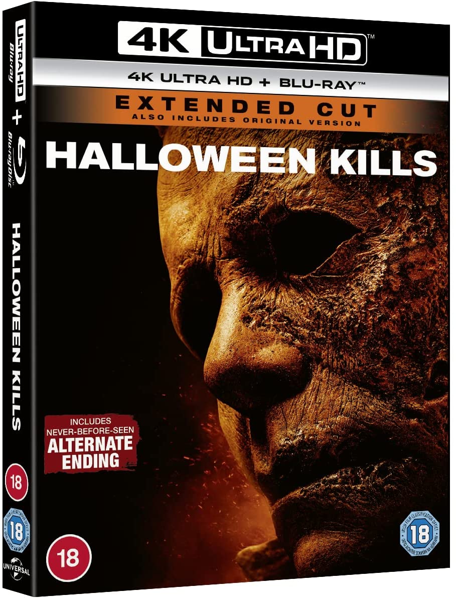 Halloween Kills [4K Ultra HD] [2021] [Region Free] – Horror [Blu-ray]