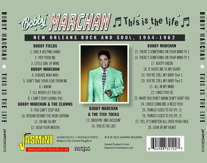 Bobby Marchan – This Is The Life – New Orleans Rock and Soul 1954–1962 [Audio-CD]