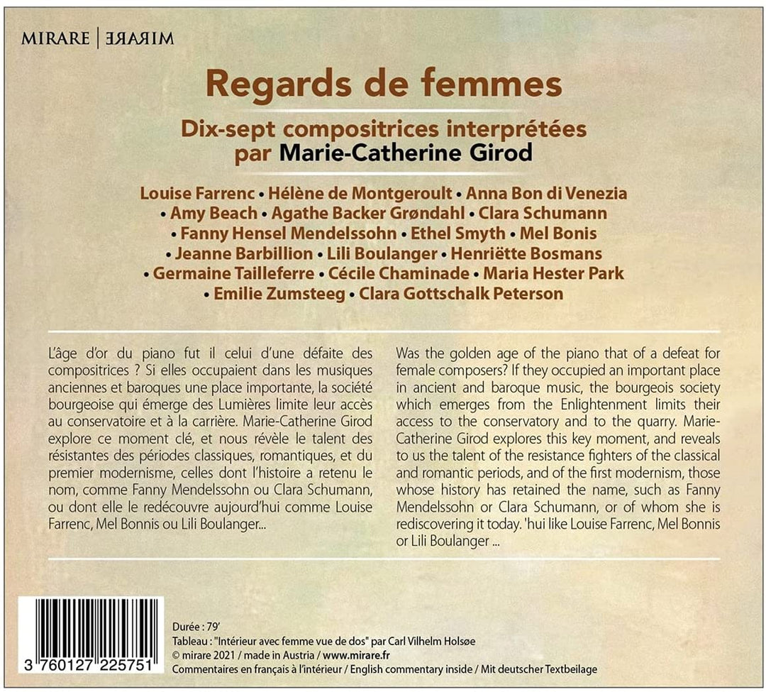 Girod, Marie Catherine - Marie-Catherine Girod: Greetings De Femmes [Audio CD]