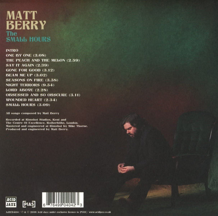 The Small Hours – Matt Berry [Audio-CD]