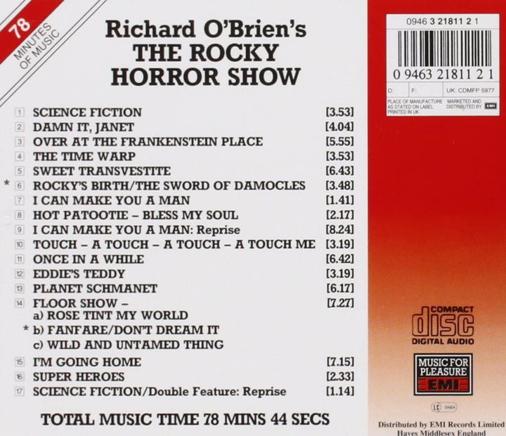 Richard O'Brien - Richard O'Brien's The Rocky Horror Show (The Whole Gory Story) [Audio-CD]