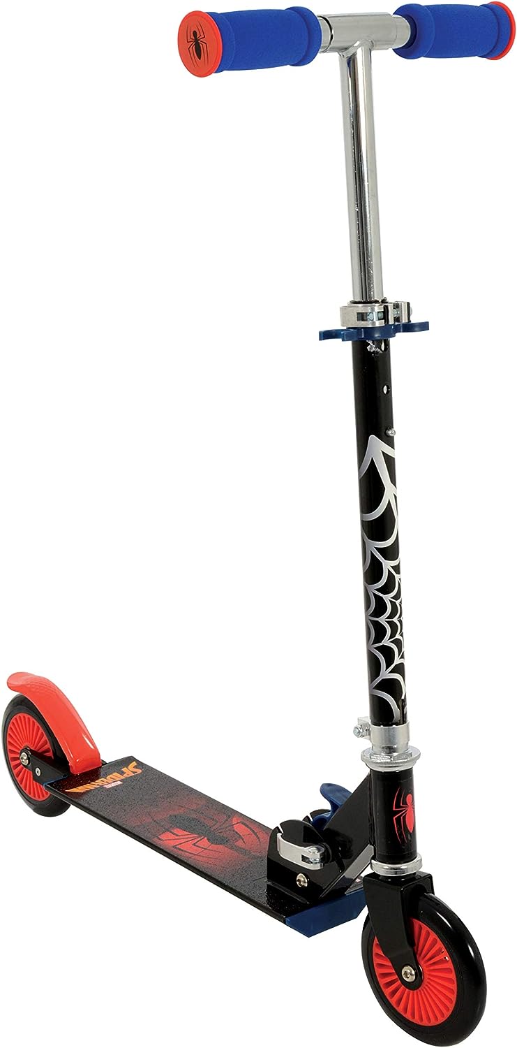 Spiderman M004009 Spider-Man Inline-Scooter, Rot