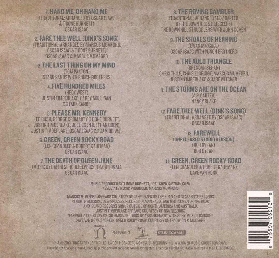 Inside Llewyn Davis: Original-Soundtrack-Aufnahme – [Audio-CD]