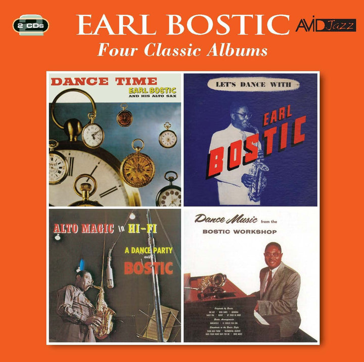 Earl Bostic – Vier klassische Alben (Dance Time / Let's Dance / Alto Magic In Hi-Fi / Dance Music From The Bostic Workshop) [Audio-CD]