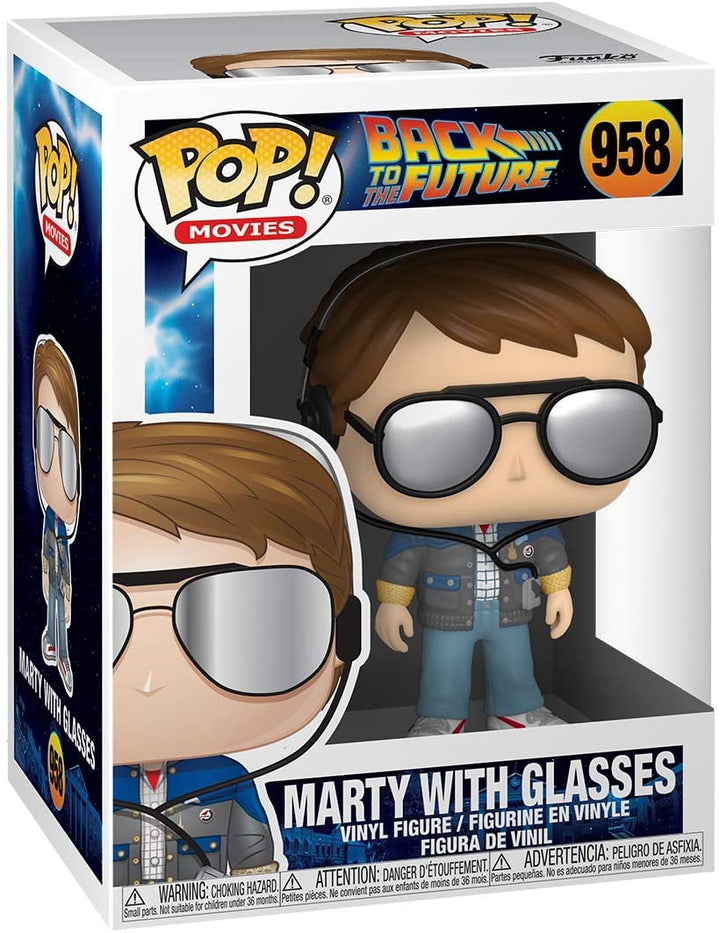 Regreso al futuro Marty con gafas Funko 46912 Pop! Vinilo # 958