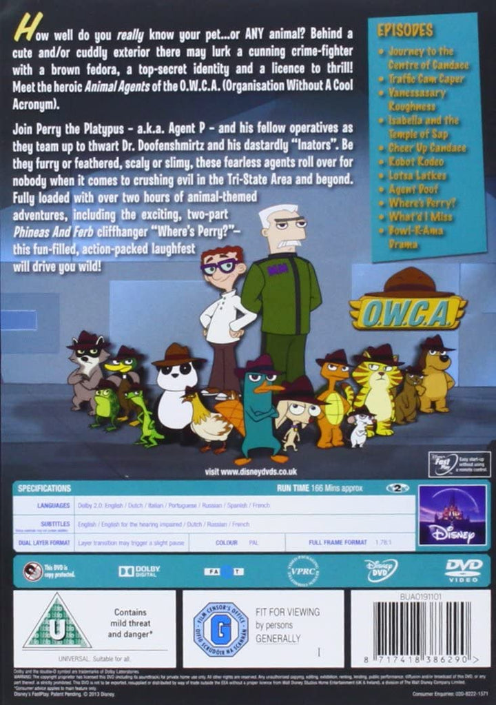 Phineas &amp; Ferb – Animal Agents – Komödie [DVD]