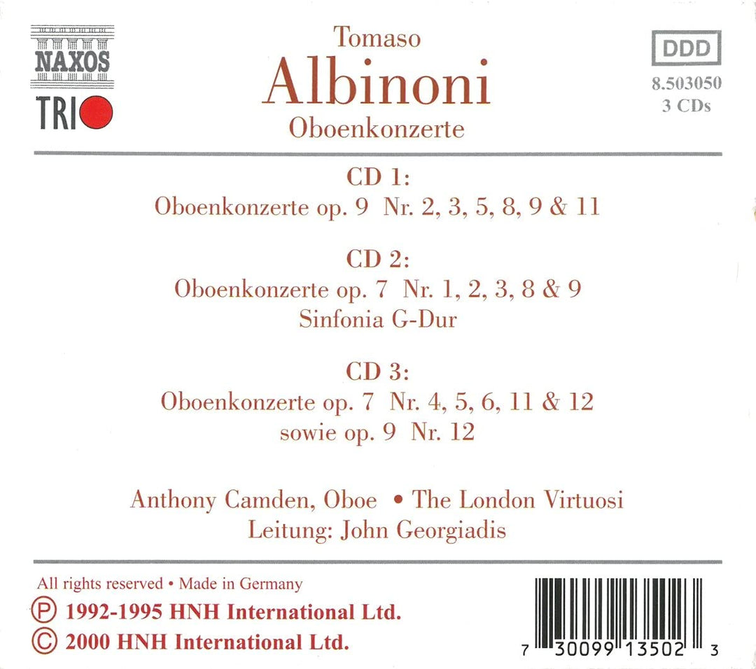 Oboenkonzerte [Audio CD]