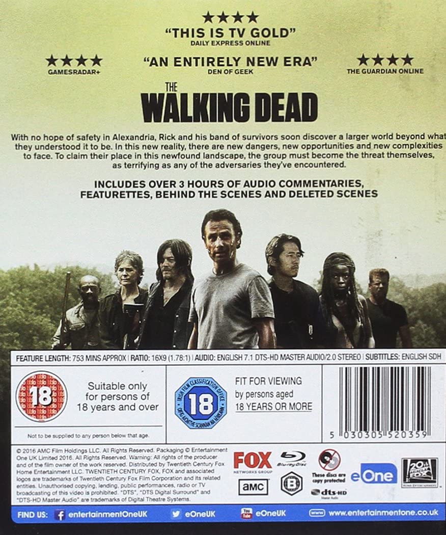 The Walking Dead – Staffel 6 [Blu-ray] [2016]