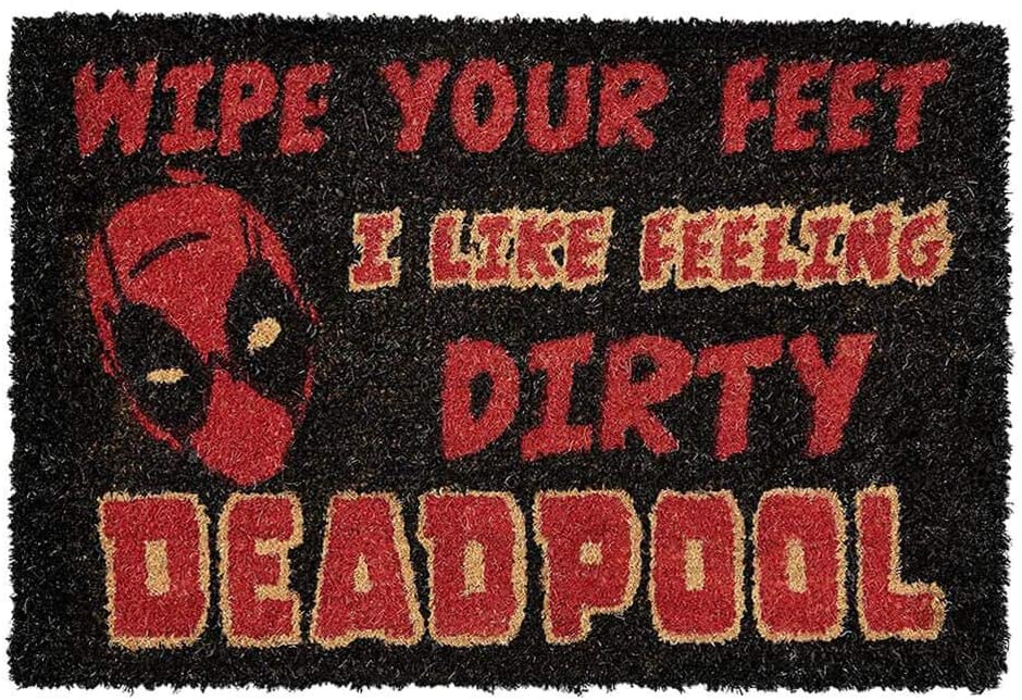 Fußmatte „Deadpool Marvel Wipe Your Feet“, 40 x 60 x 1,3 cm