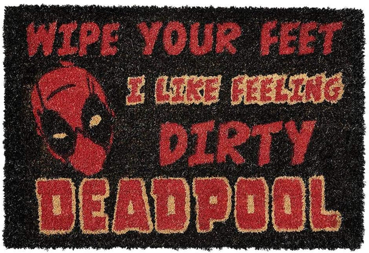 Deadpool Marvel Wipe Your Feet Door Mat 40 x 60 x 1.3cm