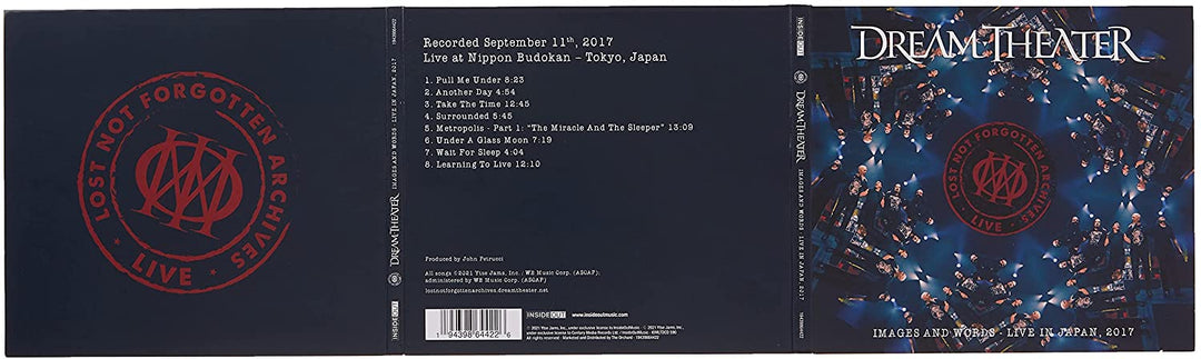 Dream Theater – Lost Not Forgotten Archives: Images And Words – Live in Japan 2017 [Audio CD]