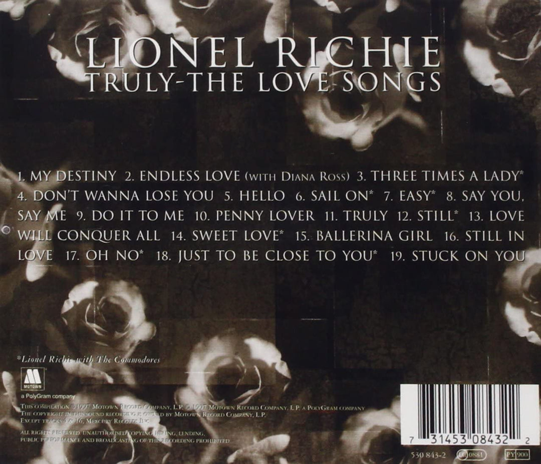 Lionel Richie – Truly The Love Songs [Audio-CD]