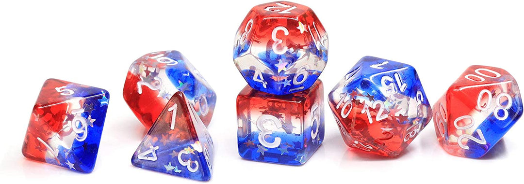 RPG Dice Set (7) - Star Spangled Banner