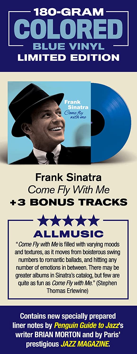 FRANK SINATRA – Come Fly With Me (Solid Blue Vinyl) [VINYL]