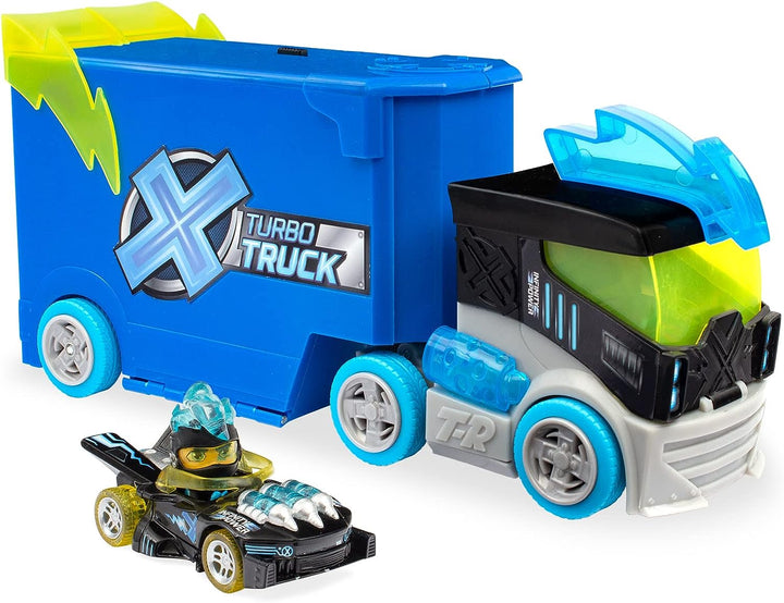 T-RACERS Turbo Truck – X-Racer truck with 1 exclusive X-Racer driver and 1 exclusive X-Racer