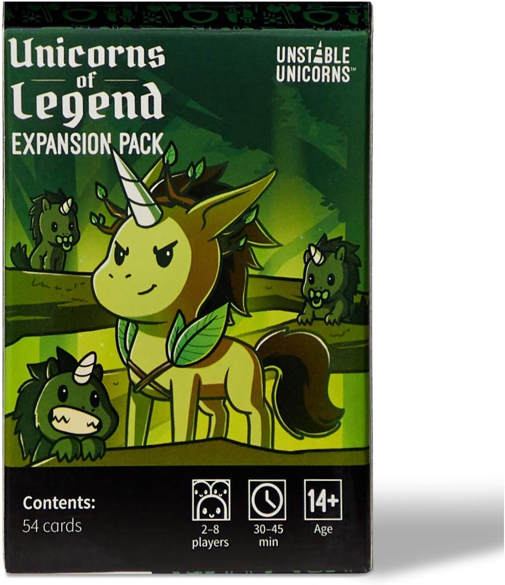 TeeTurtle | Unstable Unicorns Unicorns of Legend Expansion Pack | Card Game