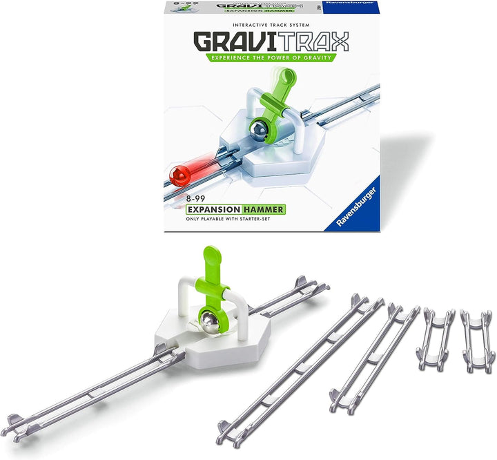 Ravensburger GraviTrax Hammer – Add-On-Erweiterungszubehör, Murmelbahn und Constr