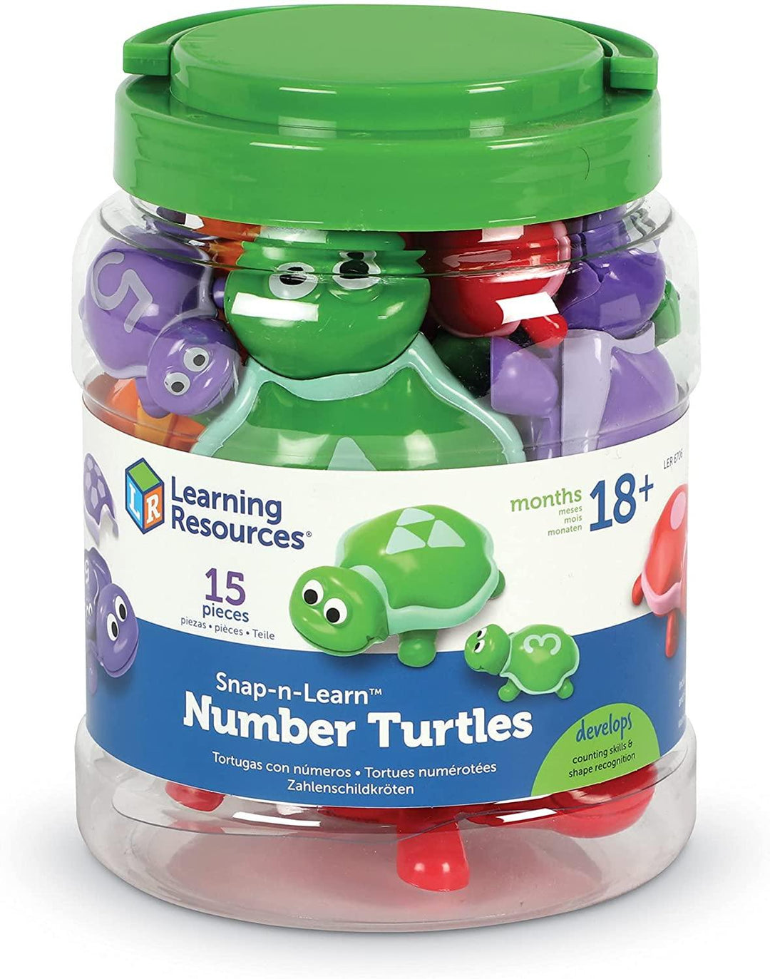 Learning Resources Snap-n-Learn Number Turtles - Yachew