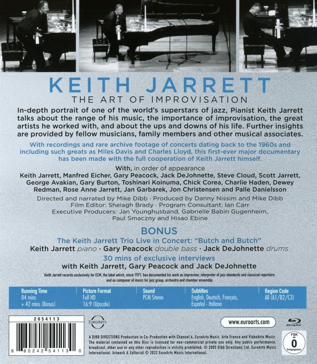 Keith Jarrett – Die Kunst der Improvisation [2022] [Blu-ray]