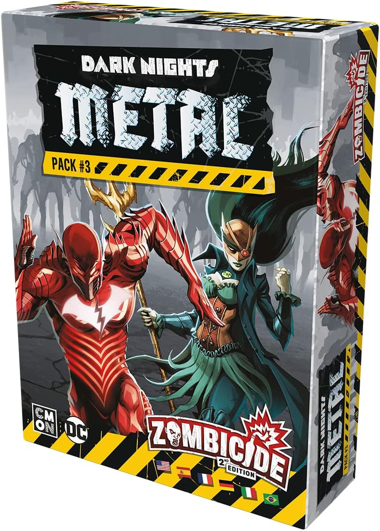 CMON Zombicide Dark Nights Metal Pack #3 | Set Justice League Miniaturen Comp