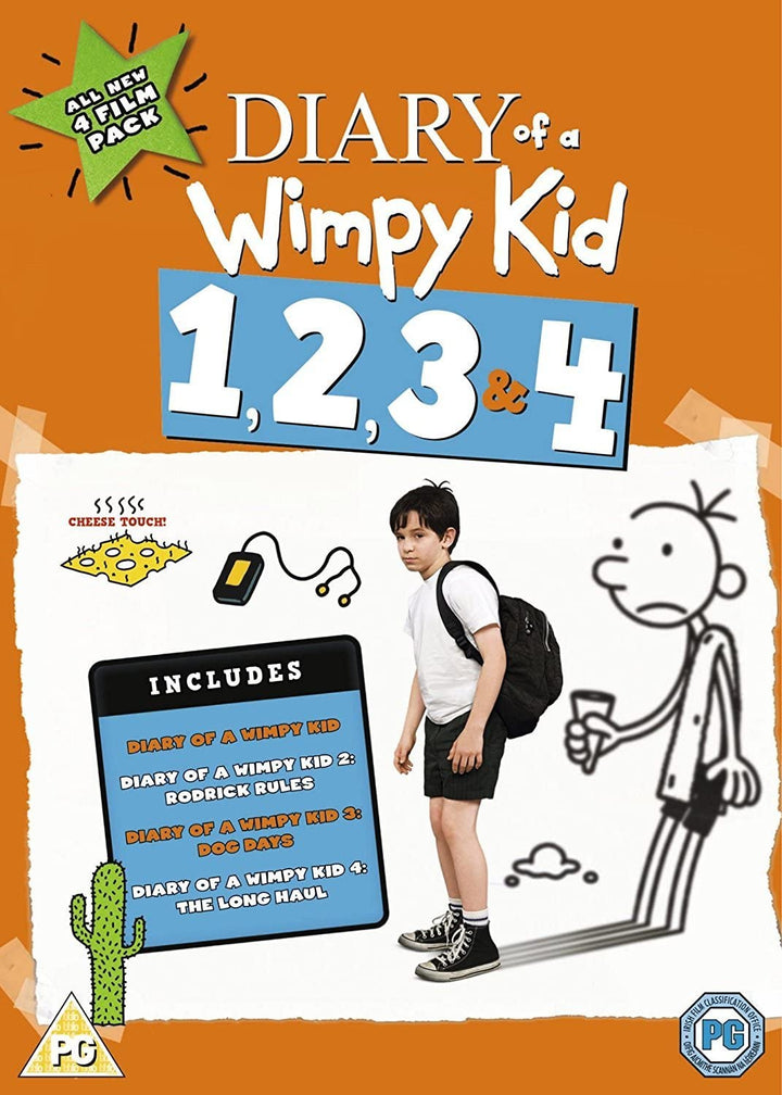 Diary Of A Wimpy Kid 1, 2, 3 &amp; 4 [DVD]