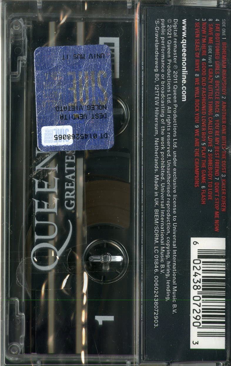 Queen - Greatest Hits [Audio Cassette] – Yachew
