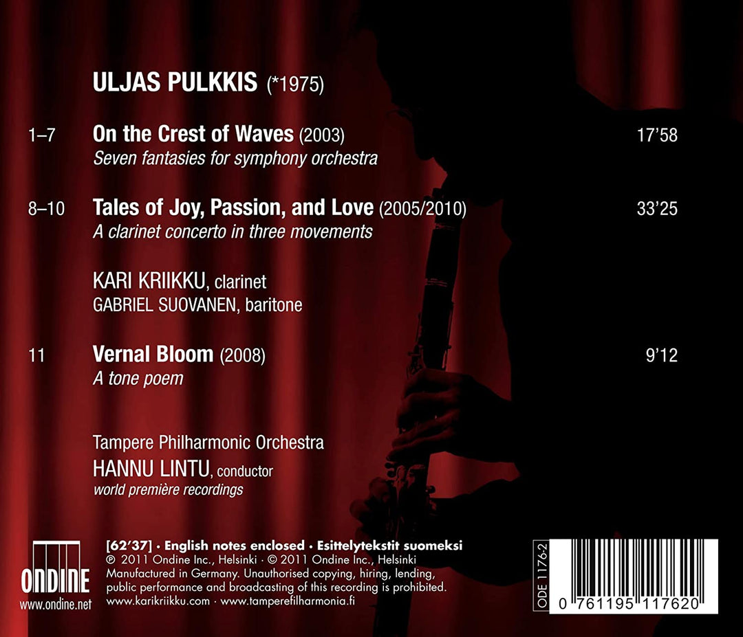 Pulkkis: On The Crest Of Waves/Tales Of Joy Passion And Love [Audio CD]