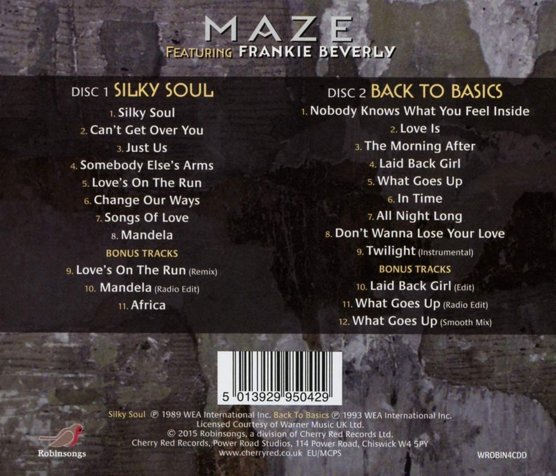Maze (Featuring Frankie Beverly) - Silky Soul / Back To Basics (Jewel Case) [Audio CD]
