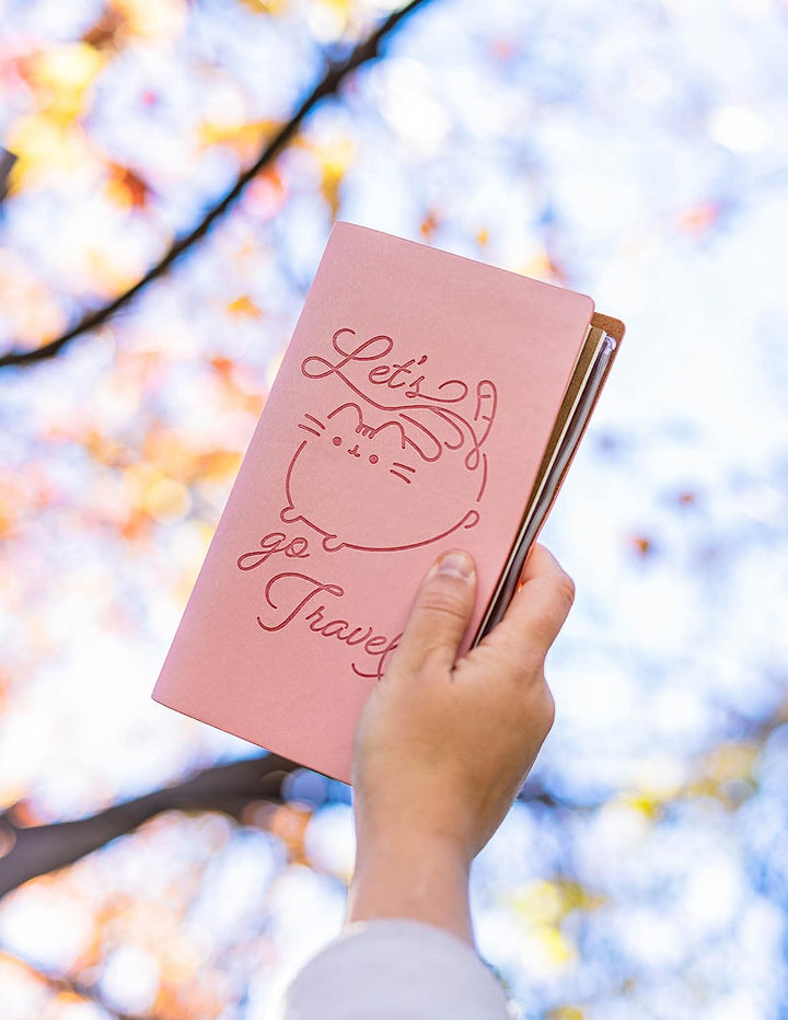 Grupo Erik Pusheen Travel Journal | PU Leather Journal Notebook | Diary Journal