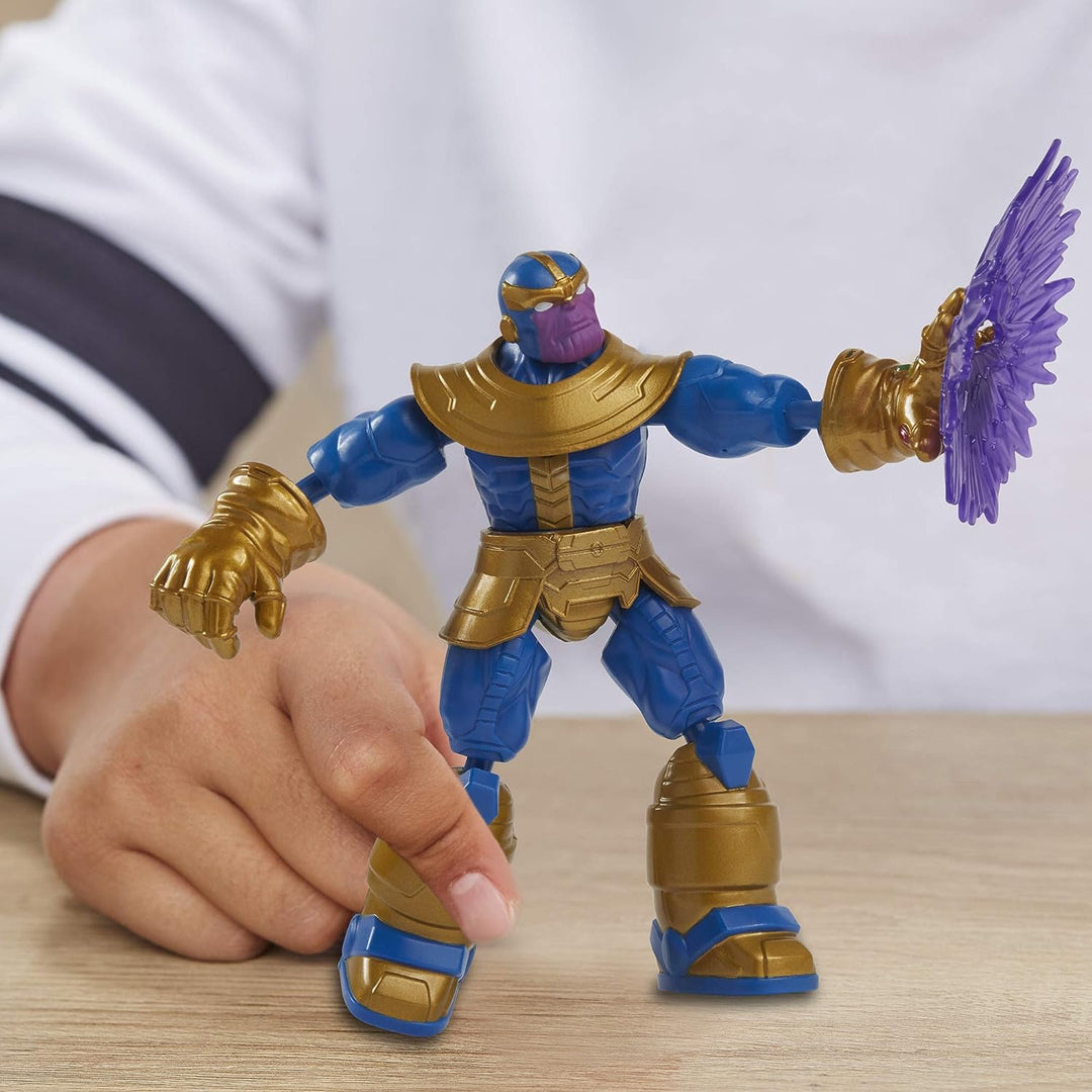 Avengers E8344 Marvel Bend and Flex Action, flexible 6-Zoll-Thanos-Figur, inklusive Zubehör, ab 4 Jahren