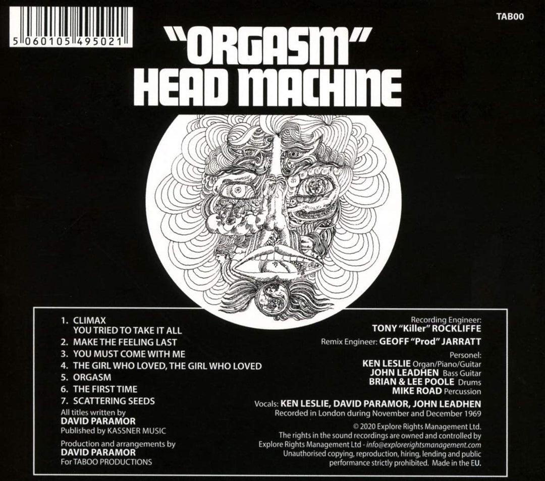 Head Machine – Orgasm (50. Jubiläum [Audio-CD]