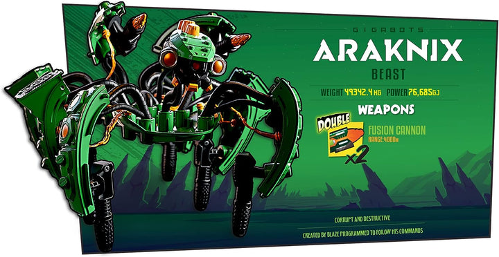 Blip Toys 61125 GIGABOTS Beast-ARAKNIX