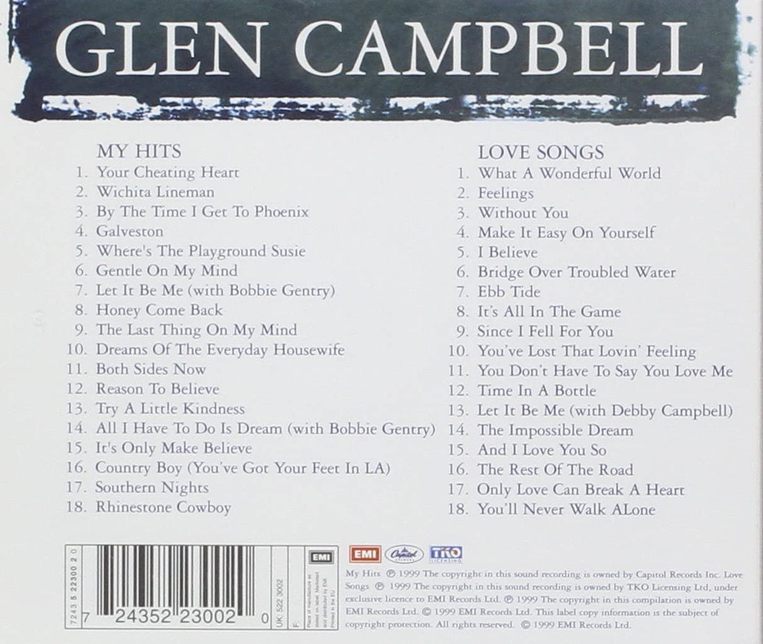 Glen Campbell – My Hits And Love Songs [Audio-CD]