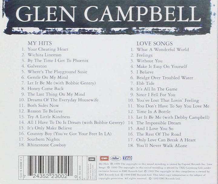 Glen Campbell – My Hits And Love Songs [Audio-CD]