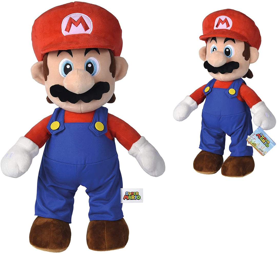 Smoby 109231013 Plüschfigur Super XL Mario 50CM Stofftier, Multi