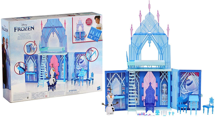 Disney Frozen 2 Elsa&#39;s Fold and Go Ice Palace, kasteelspeelset, speelgoed voor kinderen vanaf 3 jaar