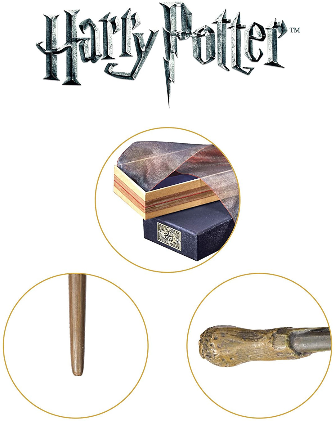 La Nobile Collezione harry Potter Ron Weasley Bacchetta in Ollivanders Box