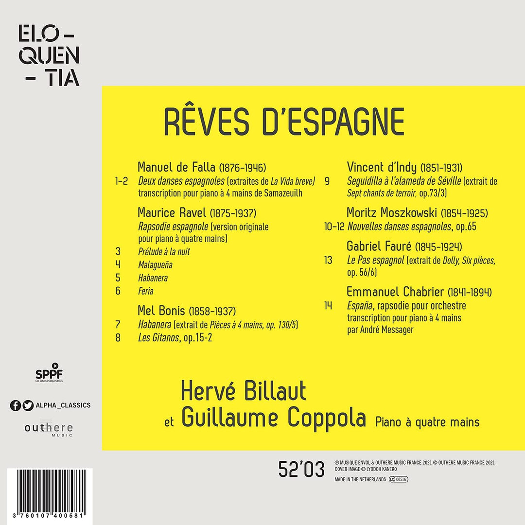 Rêves d'Espagne [Audio-CD]