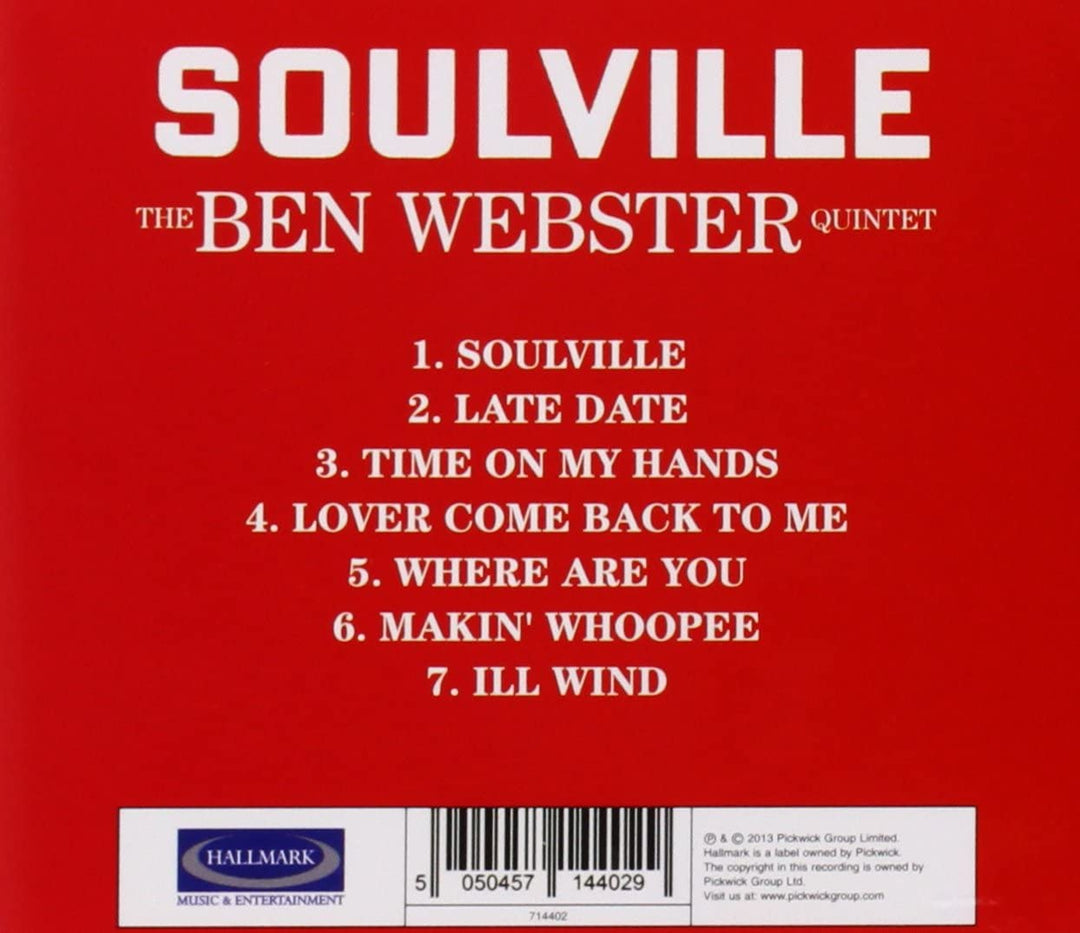 Ben Webster Quintett – Soulville [Audio-CD]