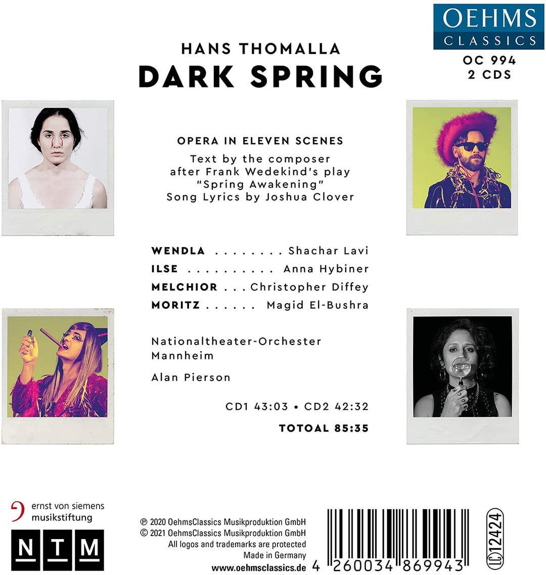 Thomalla: Dark Spring [Nationaltheater-Orchester Mannheim; Shachar Lavi; Anna Hy [Audio-CD]