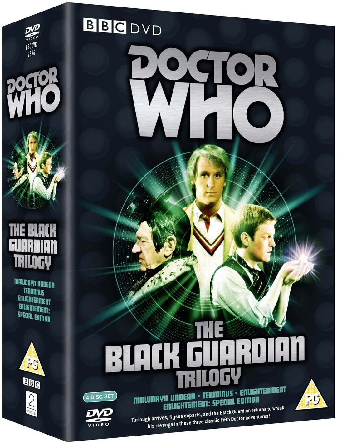 Doctor Who – The Black Guardian Trilogy: Mawdryn Undead / Terminus / Enlightenment – ​​Science-Fiction [DVD]