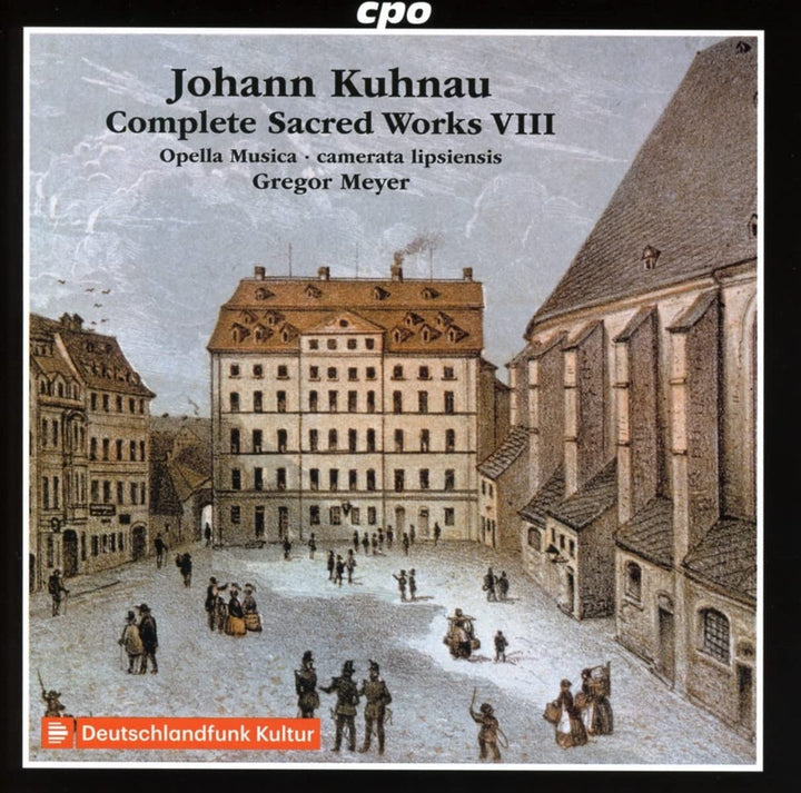 Kuhnau: Sämtliche geistlichen Werke, Bd. 8 [Opella Musica; camerata lipiensis; Gregor Meyer] [Cpo: 555460-2] [Audio CD]