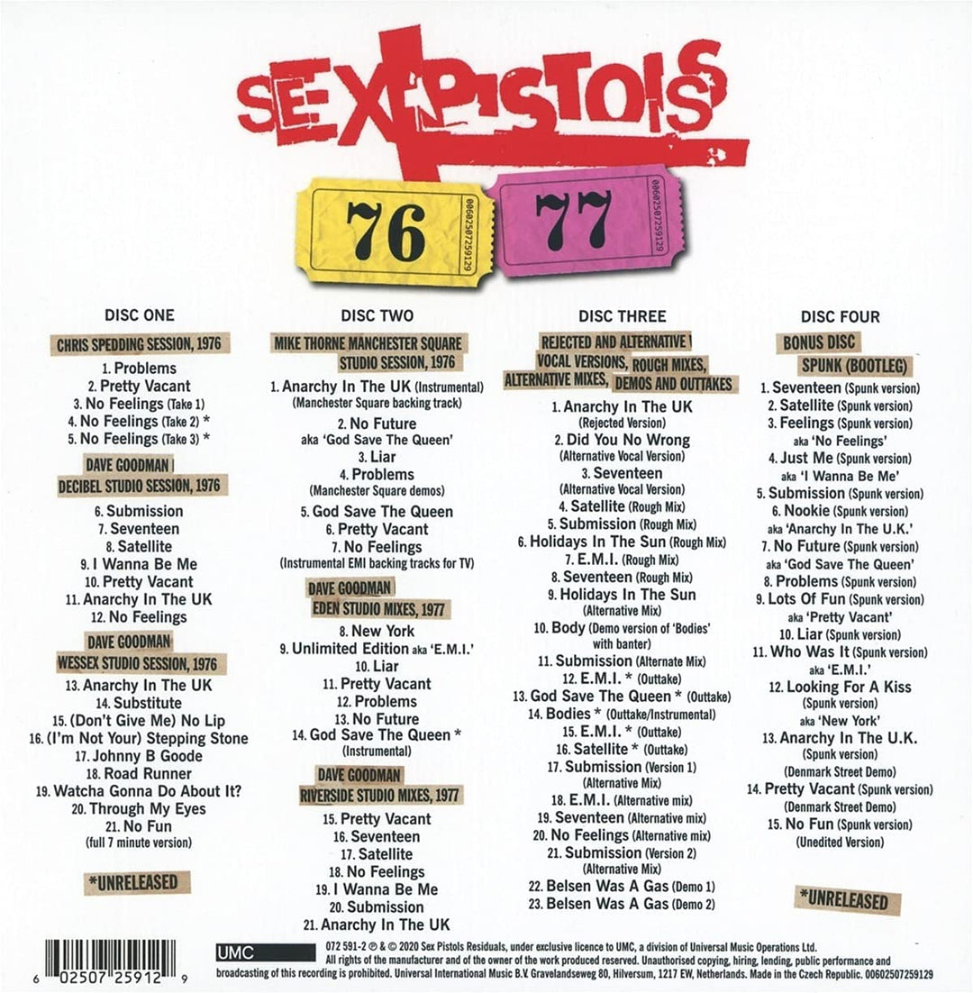 Sex Pistols - 76-77 [Audio-CD]