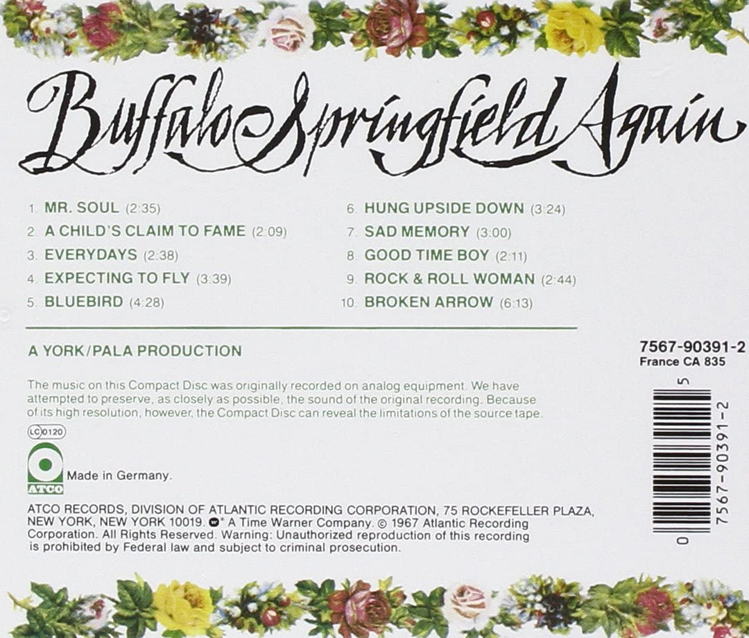 Buffalo Springfield Again - Buffalo Springfield [Audio CD]