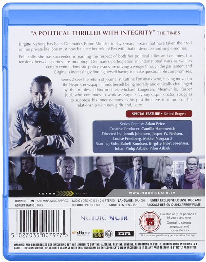 Borgen – Serie 2 – Drama [Blu-ray]