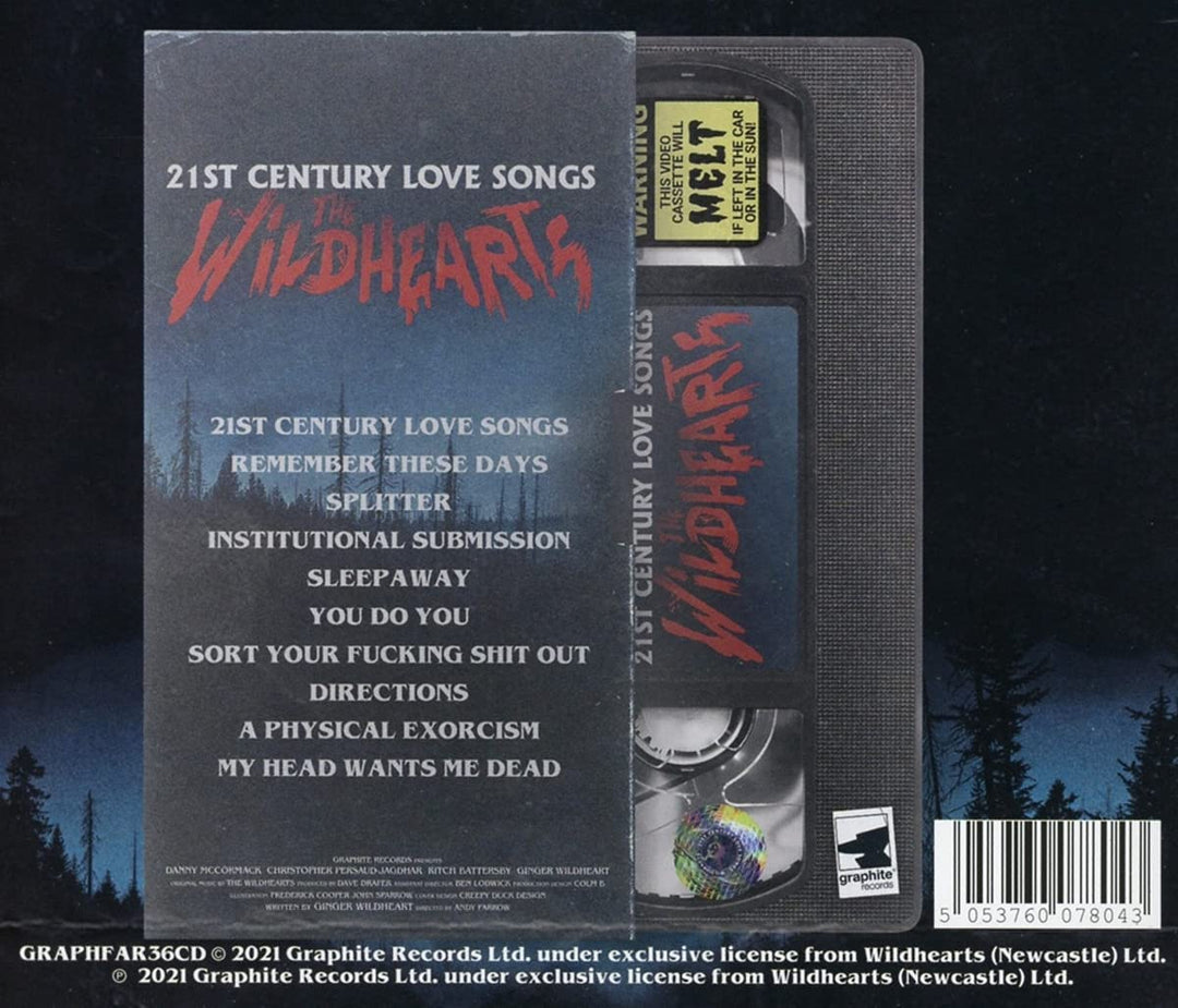 THE WILDHEARTS – 21ST CENTURY LOVE SONGS [Audio CD]